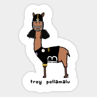 troy pollamalu Sticker